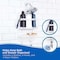 Kenney Mfg Frosted Hanging Shower Caddy, 5.5in D x 10.3in W x 20in H KN614000 - alternate 6